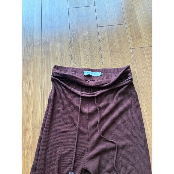 My Mum made it Soft Rib Twist Lounge Pants- Pecan sz Small - Picture 5 of 7